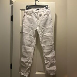 J. Crew White Slim Jeans Classic Style